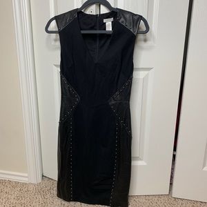 Caché sleeveless black studded dress